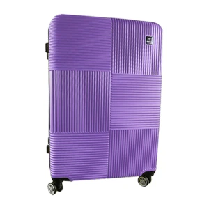 Валіза пластиковa 65х42х26см колір pink purple