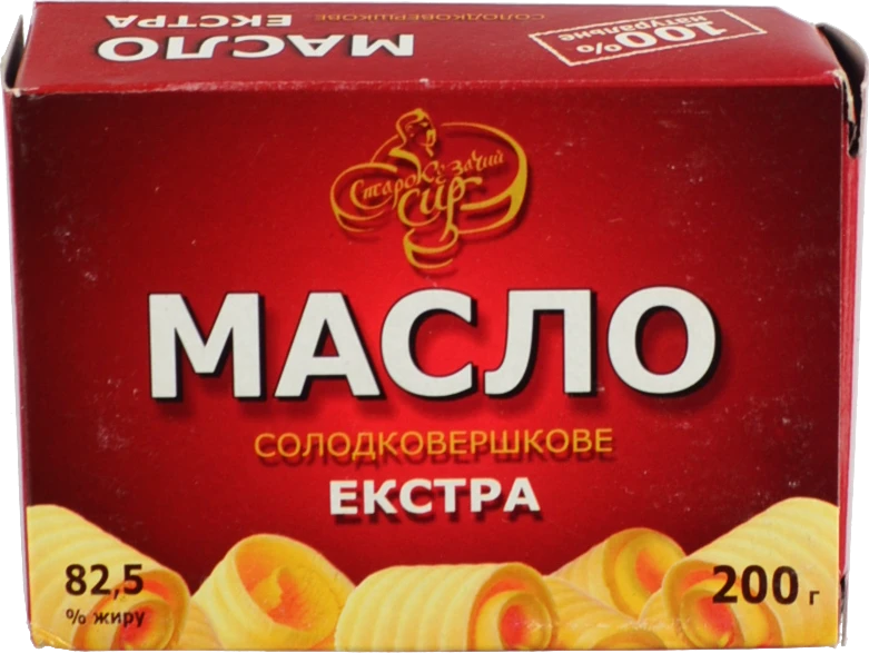 Масло Старокозацький сир 200г 82.5% солодковершкове
