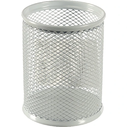 Підставка для ручок кругла 80х80х100мм. мет. біла