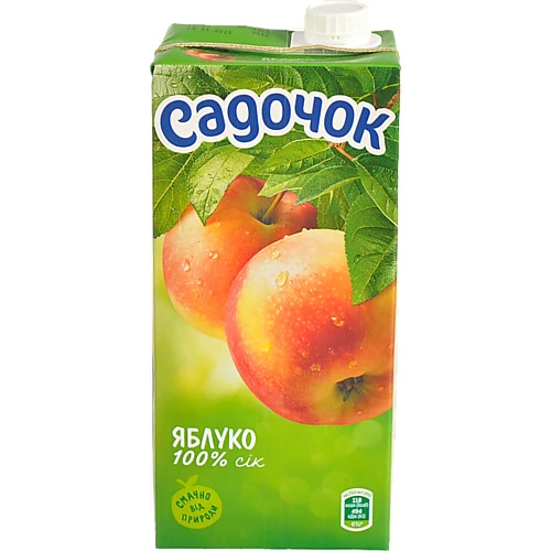Сік Садочок Яблучний 0.95л