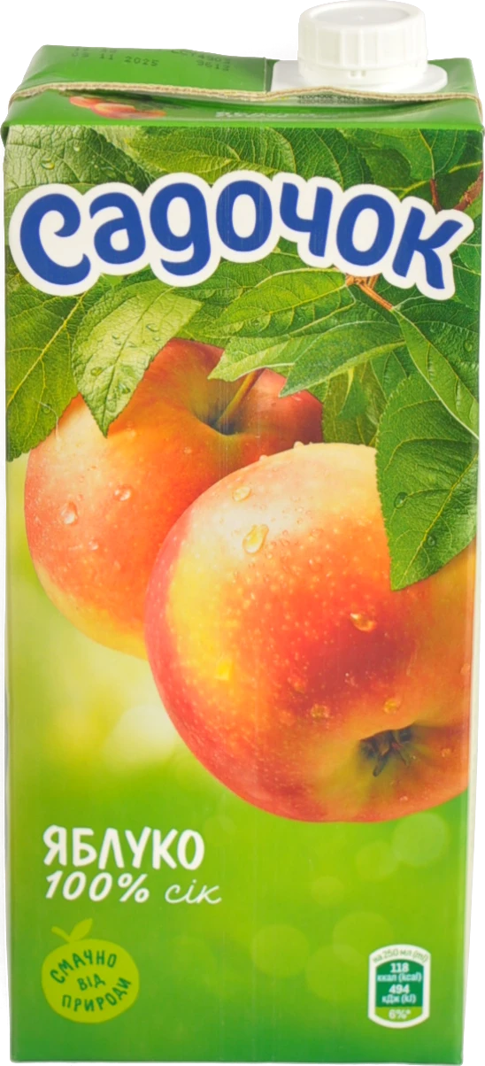Сік Садочок Яблучний 0.95л