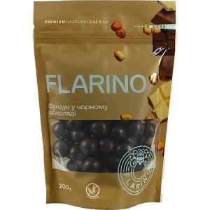 Фундук Flarino у чорному шоколаді, 200 г