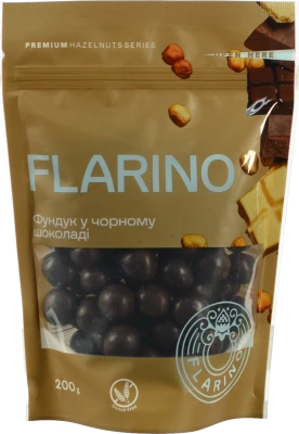 Фундук Flarino у чорному шоколаді, 200 г