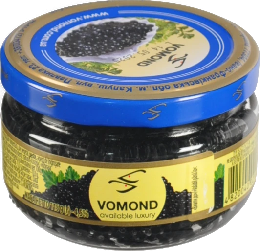 Ікра білкова зерниста чорна Вомонд 115г