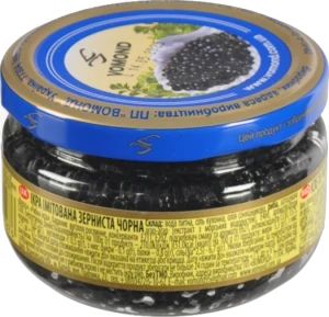 Ікра білкова зерниста чорна Вомонд 115г