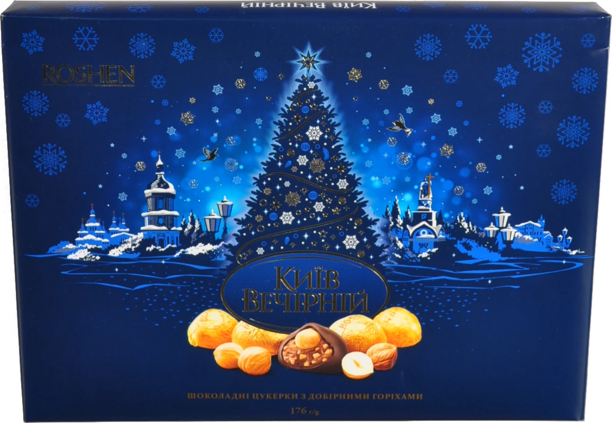 Цукерки Рошен Київ Вечірній глазуровані 176г