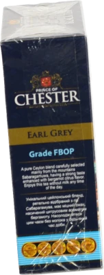 Чай Chester 80г earl grey цейлонський чорний бергамот