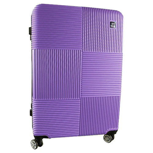 Валіза пластикова 75х48х28см колір pink purple