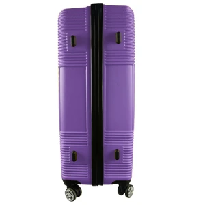 Валіза пластикова 75х48х28см колір pink purple