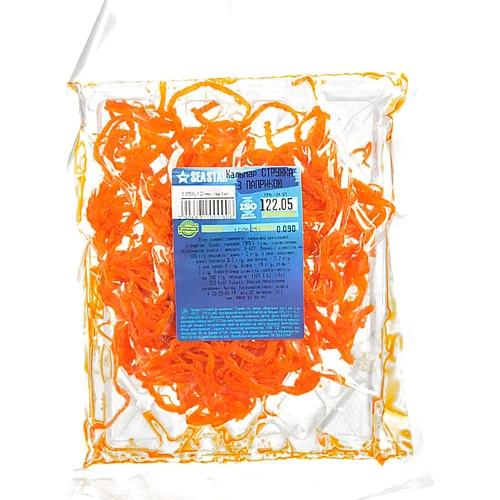 Кальмар стружка Seastar з паприкою солено сушений