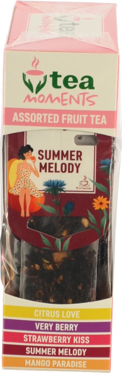 Асорті набір  «Асорті фруктового чаю»ТМ «Tea Moments»кадді - пакет 34.2г