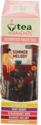 Асорті набір  «Асорті фруктового чаю»ТМ «Tea Moments»кадді - пакет 34.2г