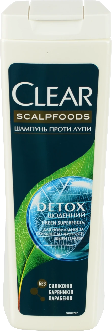 Шампунь Clear 360мл детокс проти лупи на кожен день