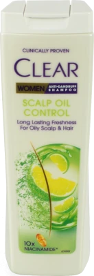 Шампунь Clear 360мл баланс жирності шкіри голови для жінок