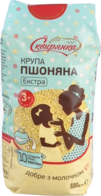 Крупа пшоняна Екстра Сквирянка 600г