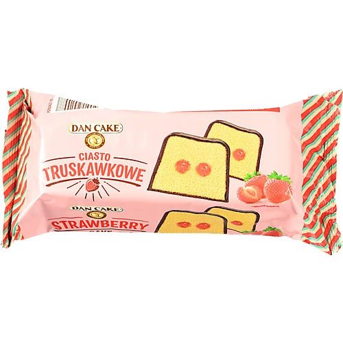Кекс Dan Cake 400г з полуничною начинкою