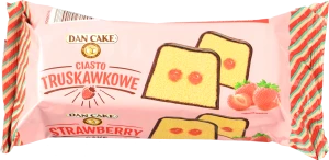 Кекс Dan Cake 400г з полуничною начинкою