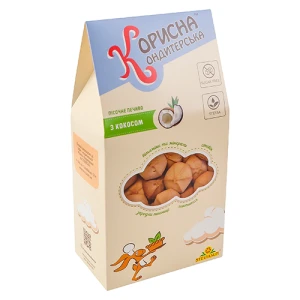 Печиво Корисна Кондитерська 175г кокос пісочне