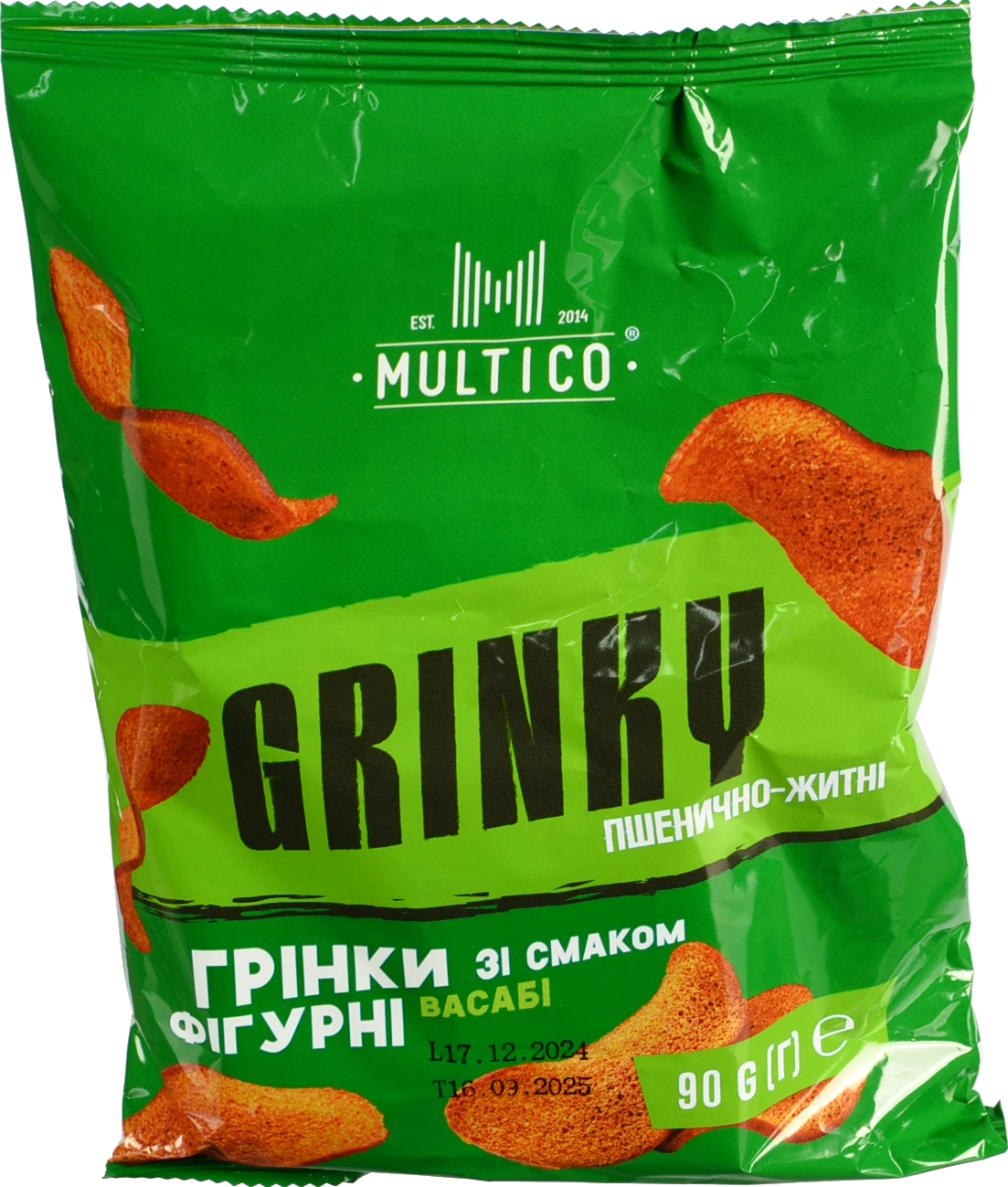 Грінки Multico 90г васабі