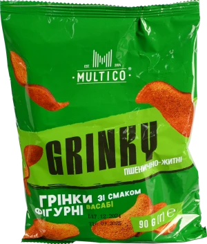 Грінки Multico 90г васабі