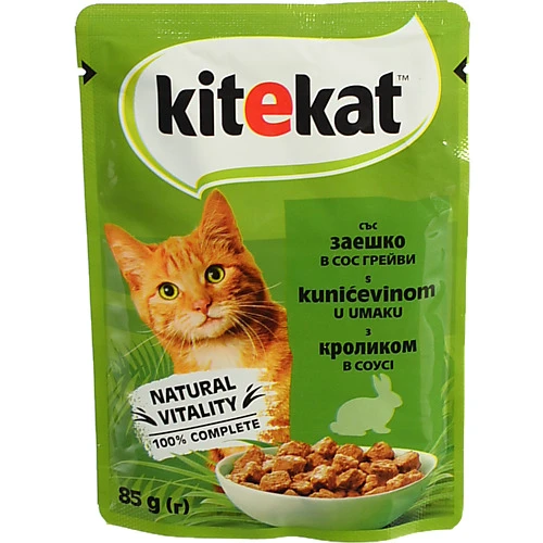 Корм Кітікет 85г кролик в соусі пауч