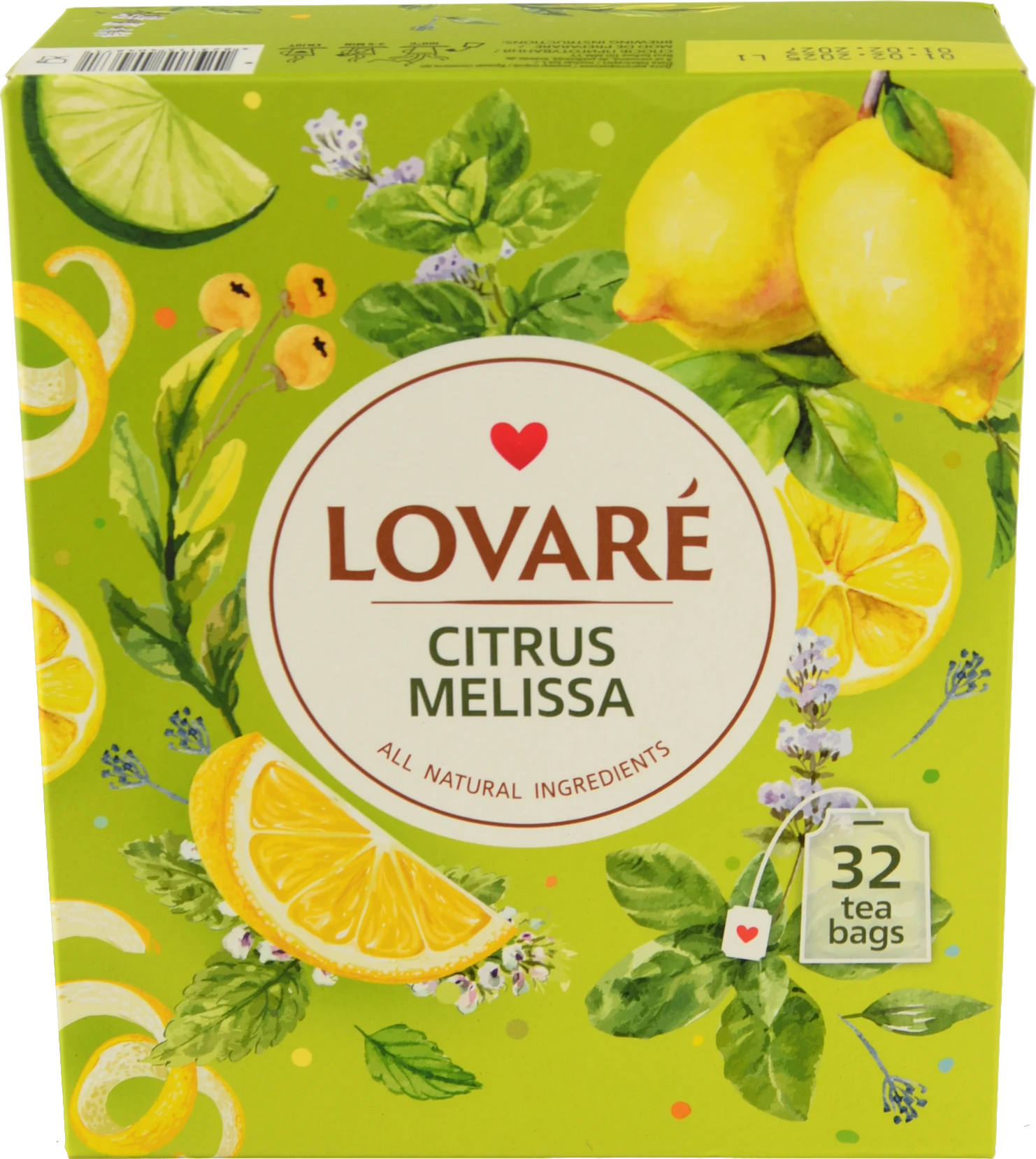 Чай Lovare 32п цитрусова меліса
