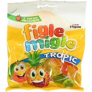 Желейні цукерки  3 Тополя 80г тропік