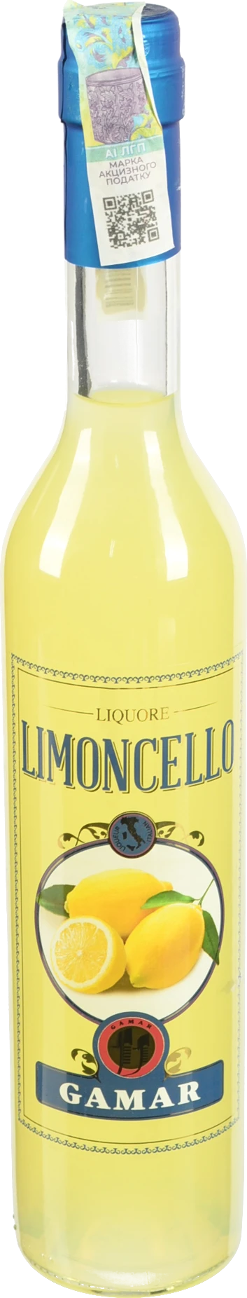 Лікер Gamar 0.5л 25 limoncello