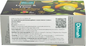 Чай Dilmah 20п лимон лайм