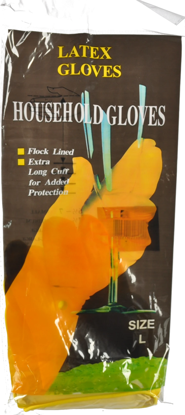 Рукавички гумові розмір L