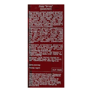 Лікер Gamondi Bitter 25% 1 л