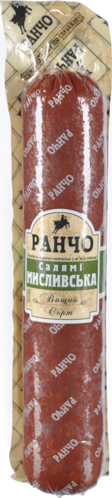 Салямі Мисливська Ранчо 400г варено-копченая