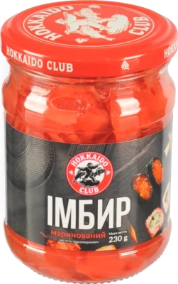 Імбир маринований Hokkaido club с/б 230г