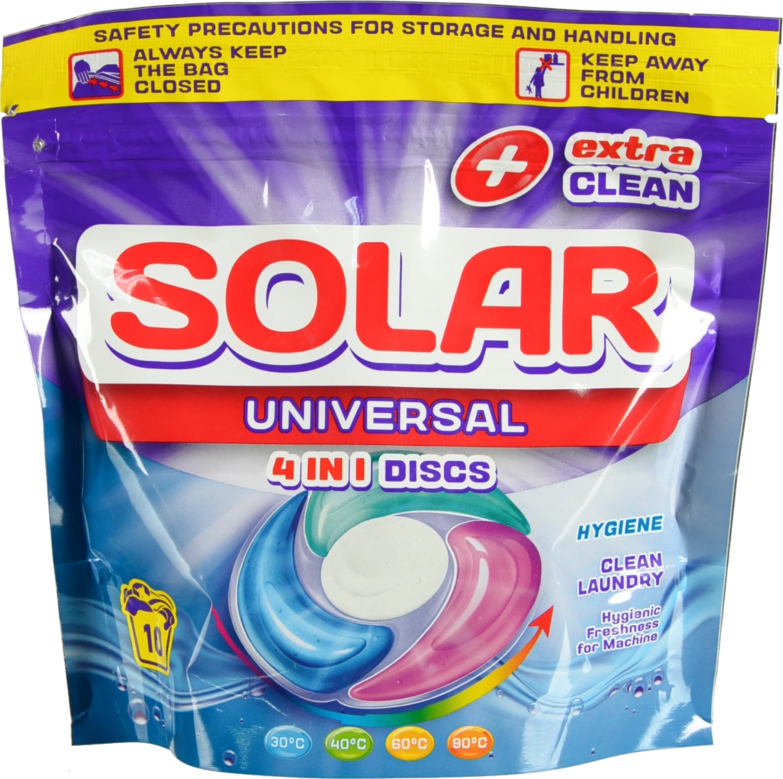 Капсули для прання Solar 10шт універсальні зіп п.