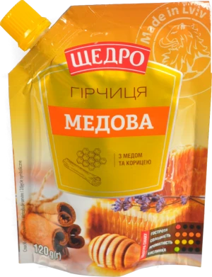Гірчиця Медова Щедро д/п 120г