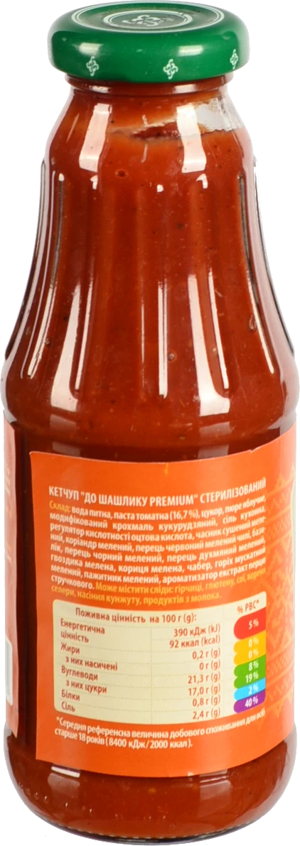 Кетчуп До шашлику Premium Верес с/пл 365г