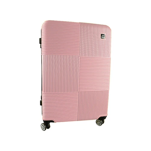 Валіза пластикова 55х36х22см колір rose gold