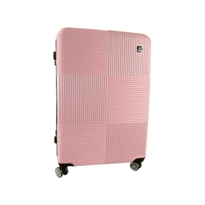 Валіза пластикова 55х36х22см колір rose gold