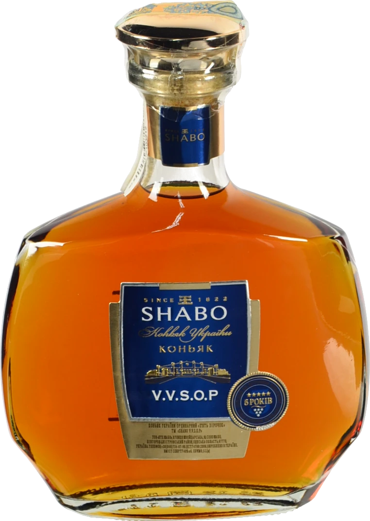 Коньяк Шабо V.V.S.O.P. П'ять зірок 0.5л
