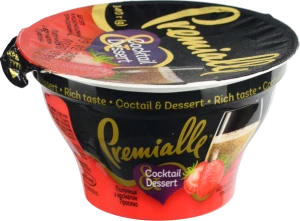 Десерт Premialle 140г 9% полуниця просеко