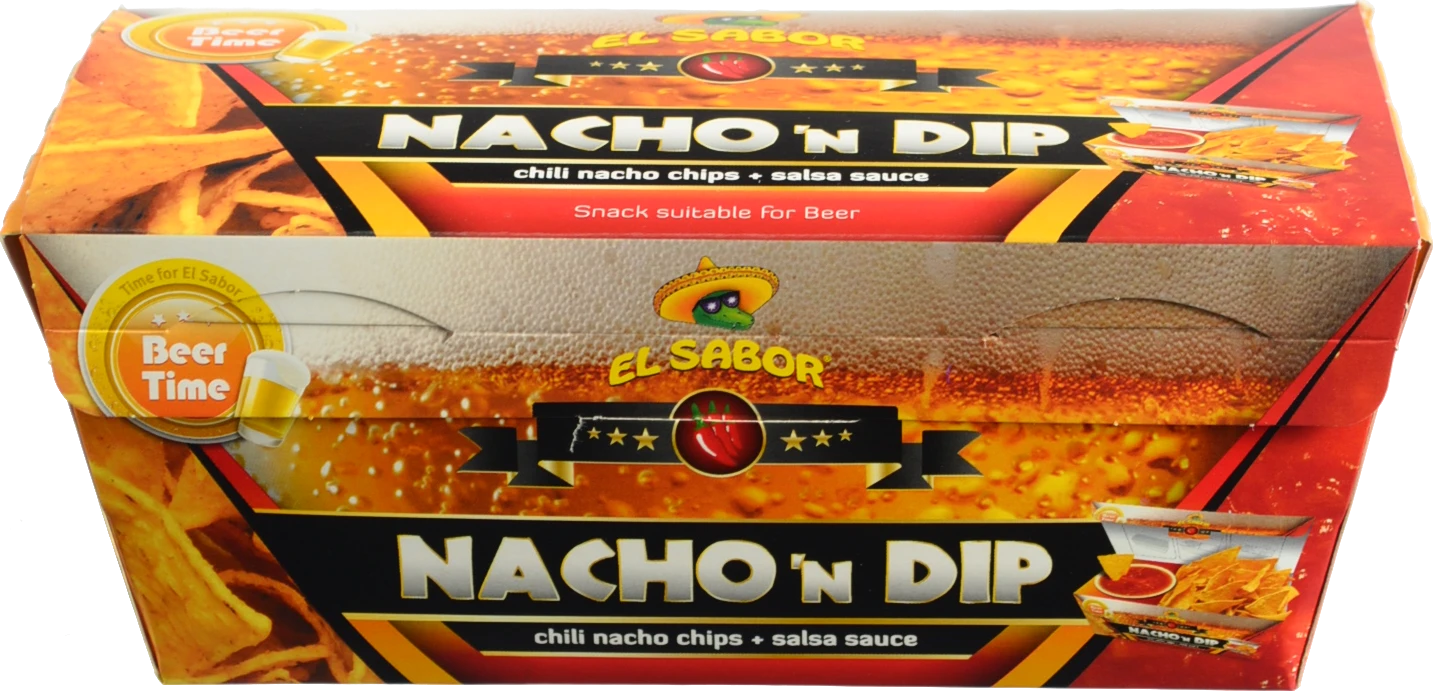 Чіпси EL Sabor 175г beer time начос чілі і соус сальса