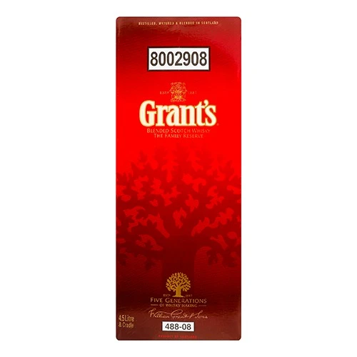 Віскі 4.5л 40% Family Reserve Grant's к/у