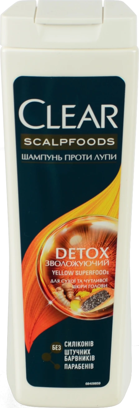 Шампунь Clear 360мл детокс проти лупи зволожуючий