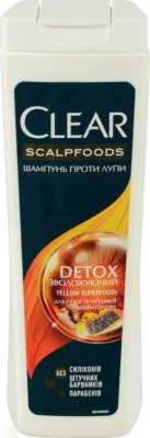Шампунь Clear 360мл детокс проти лупи зволожуючий