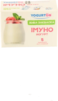 Закваска бактеріальна суха Імуно Йогурт Yogurton к/у 5х1г