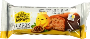 Сирок Планета Бомберс 36г 26% какао глазур