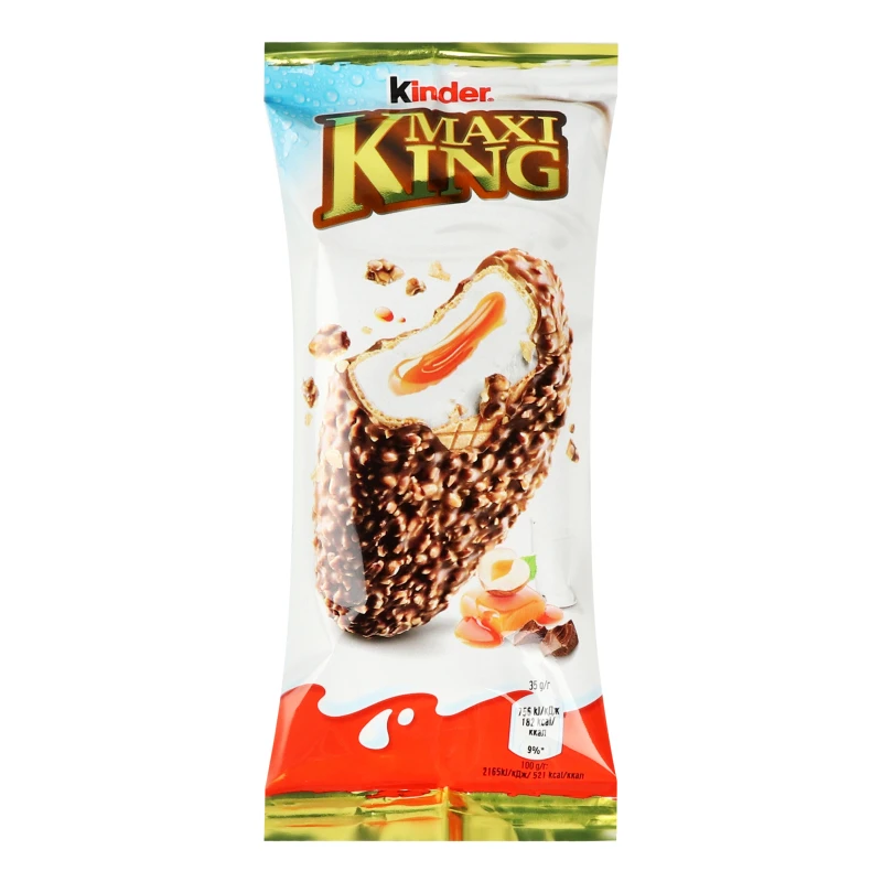 Тістечко бісквітне Кіндер Максі Кінг 35г