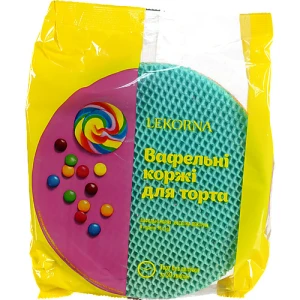 Коржі вафельні для торта Веселка Lekorna м/у 90г