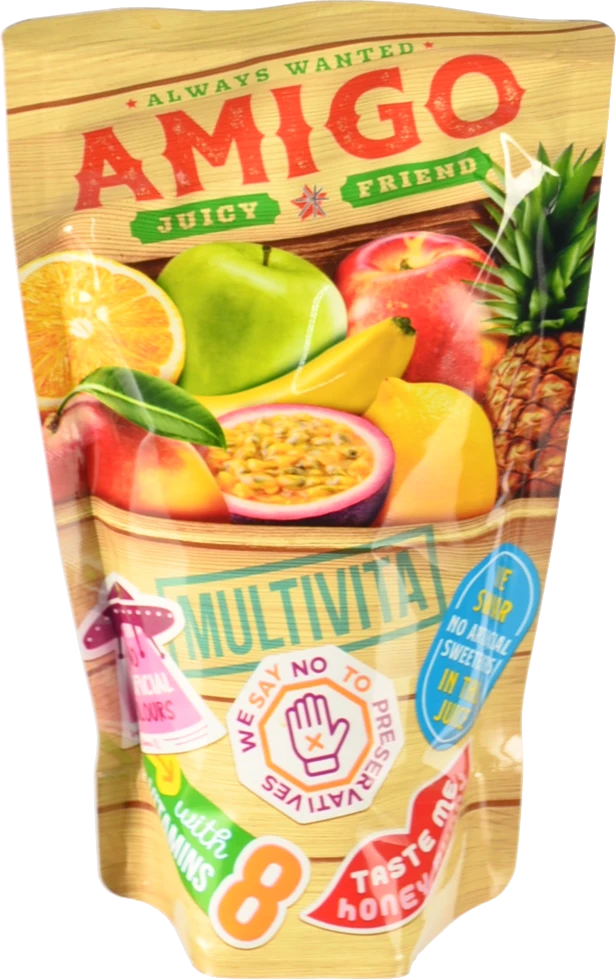 Напій безалкогольний негазований Multivita Amigo д/п 200мл