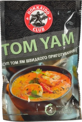 Суп швидкого приготування Tom Yam Hokkaido club м/у 25г